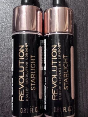 Revolution Starlight Liquid Highlighter - Rose Gold pack of 2